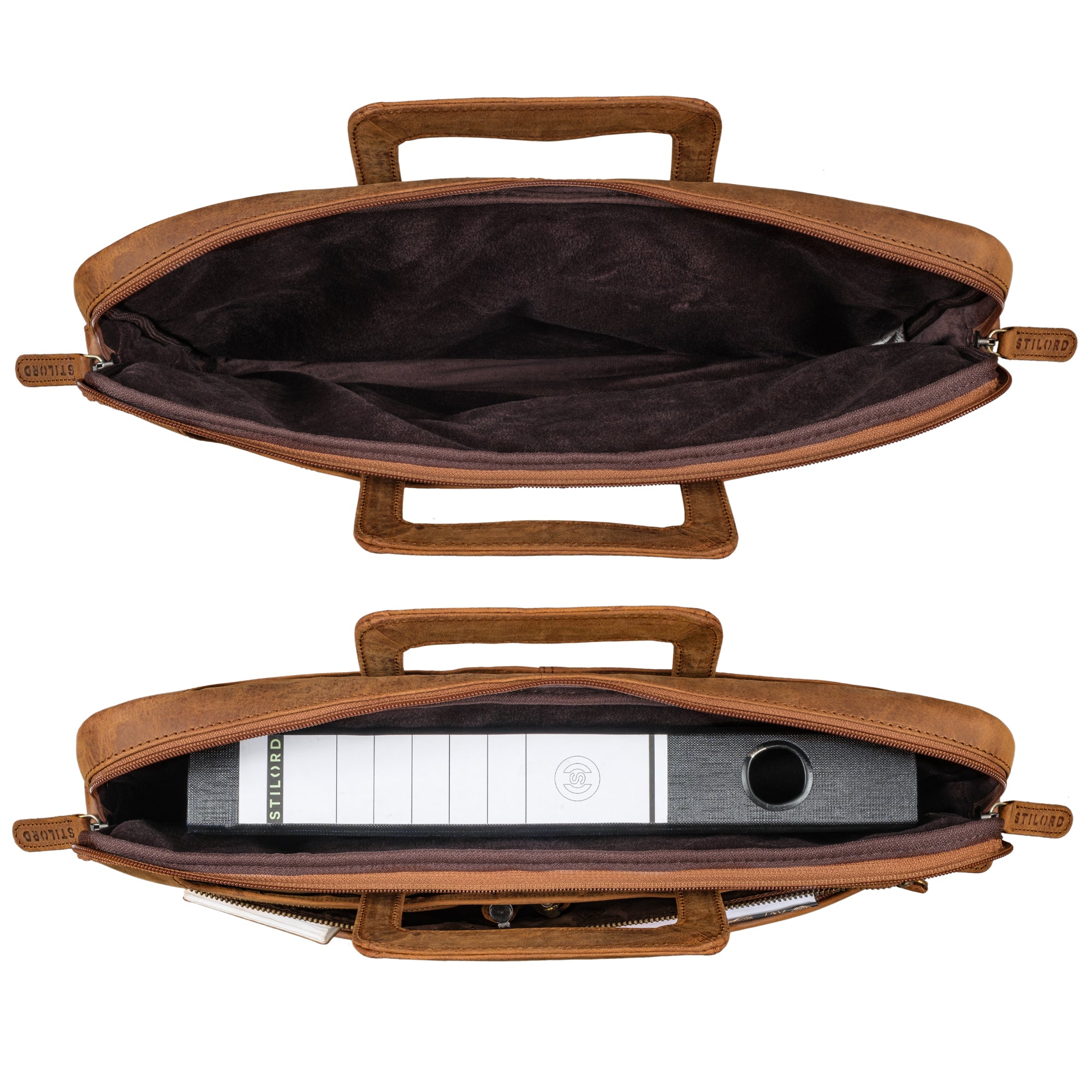 15,6 Zoll Laptop Tasche Leder