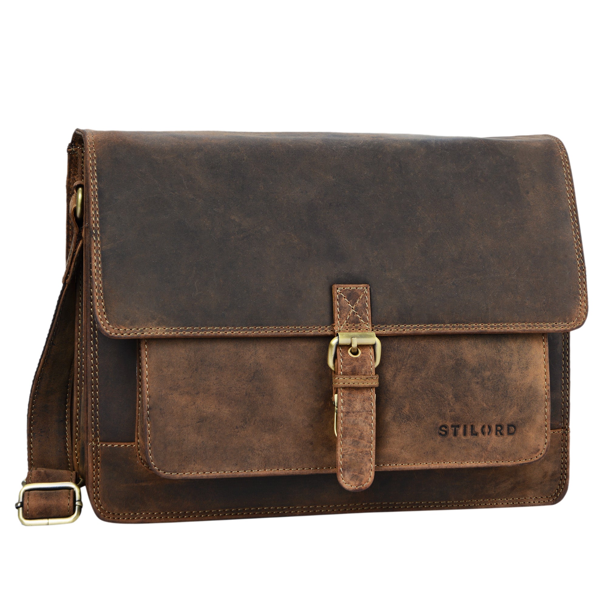 Vintage Aktentasche echtes Leder