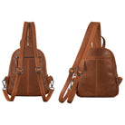 Rucksack echtes Vintage Leder