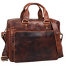 Braune Business Tasche echtes Leder
