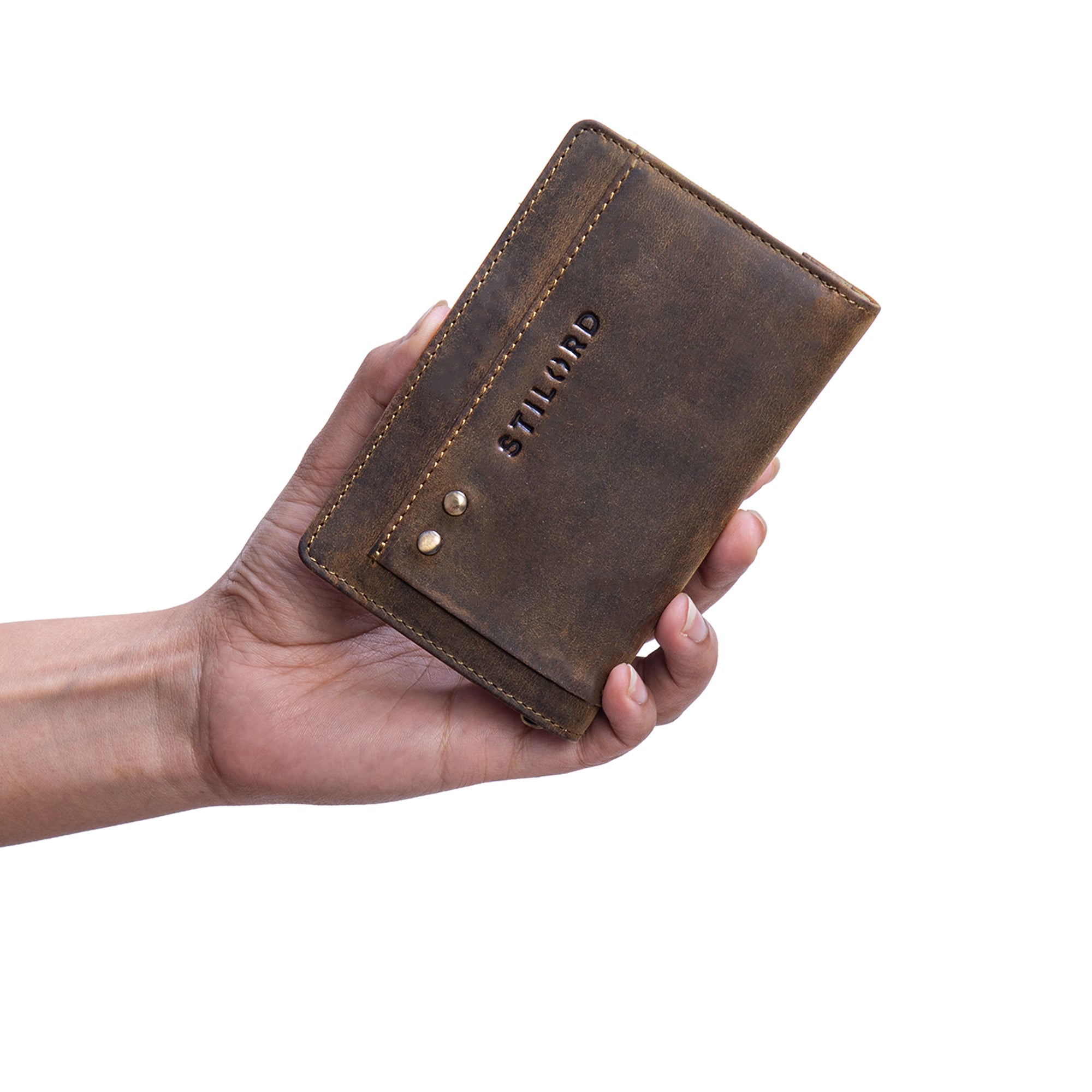 Leder Geldbeutel braun