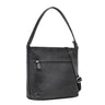 Damen Handtasche schwarz Leder
