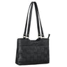 "Phoebe" Vintage Leder Shopper Damen Geflochten mit langen Henkeln