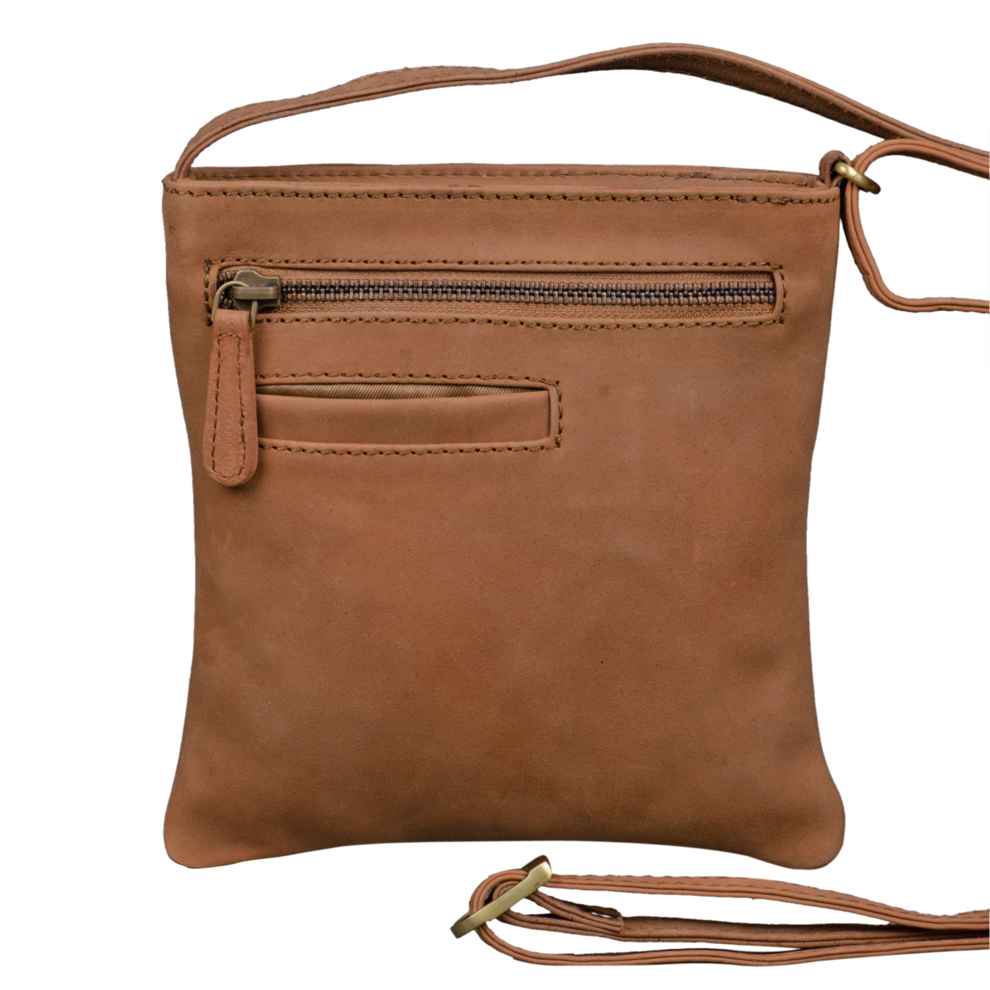 Vintage Schultertasche Leder klein