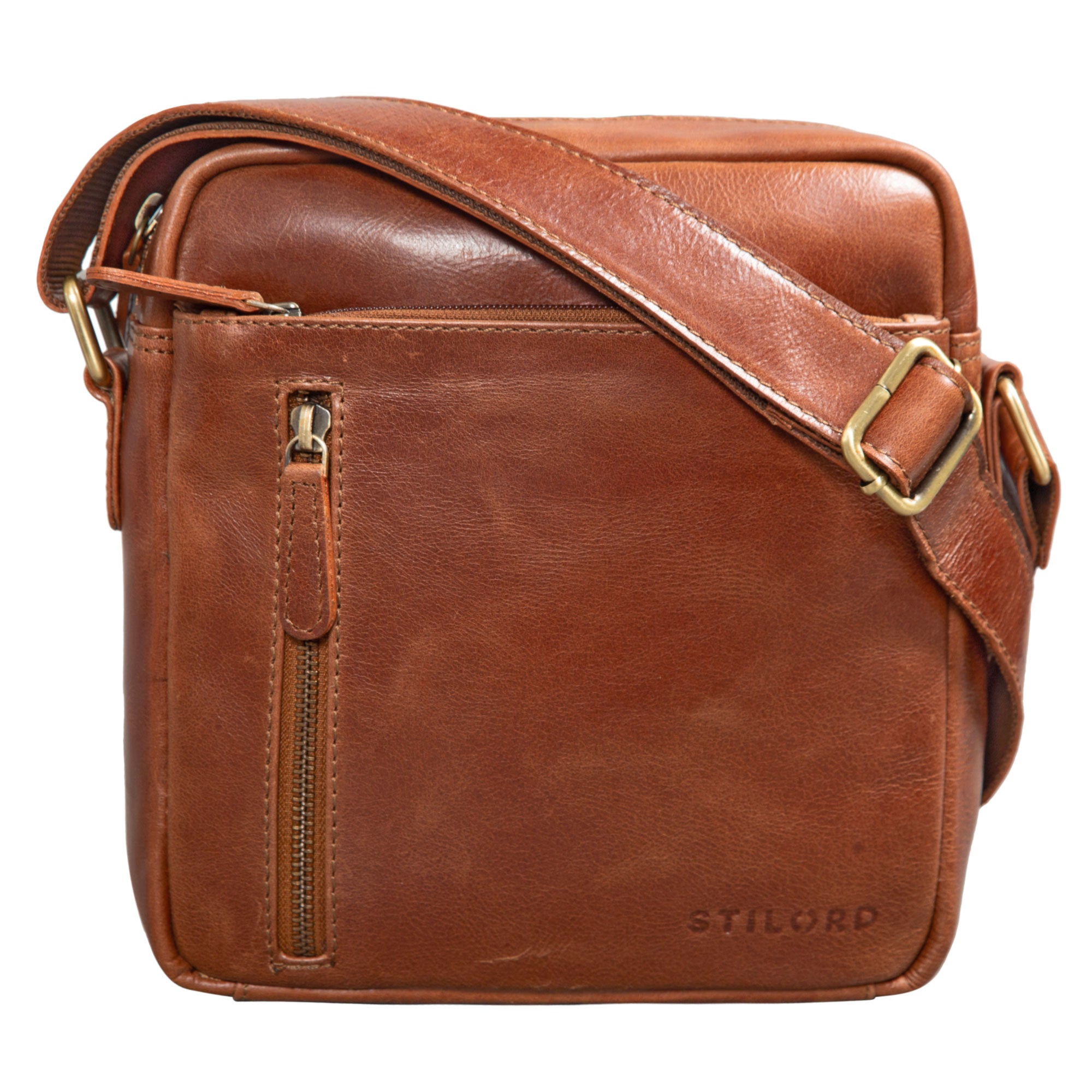 Leder Herrentasche zum Umhängen klein