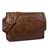 Braune Leder Kuriertasche