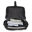 Echtleder Messenger Bag Herren schwarz