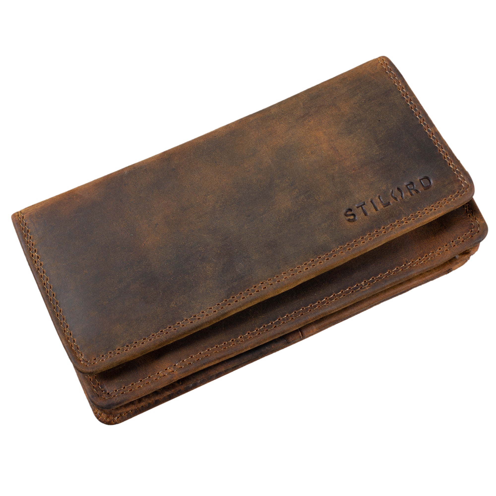 Vintage Leder Portemonnaie für Frauen
