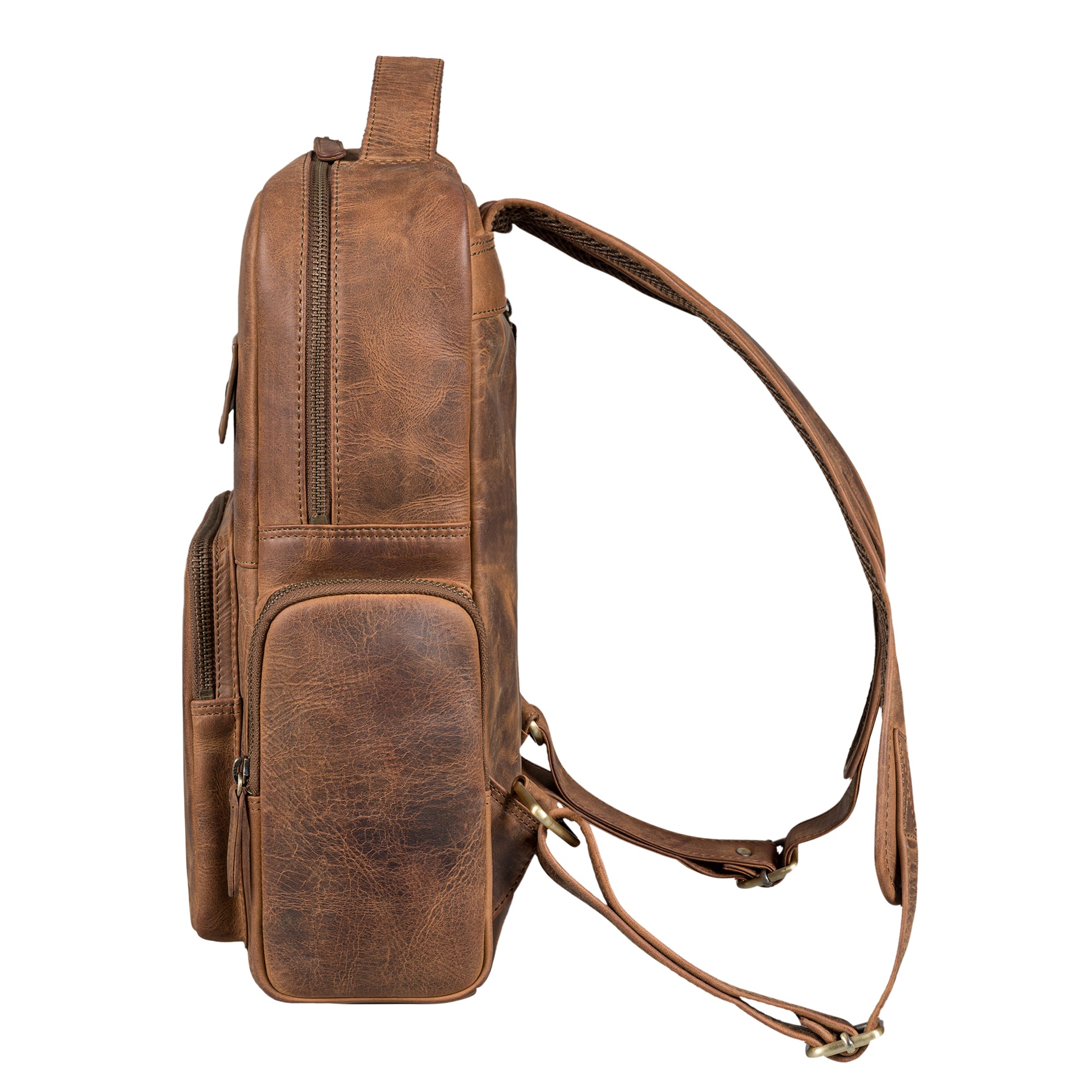 brauner Leder Rucksack