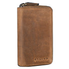 Brieftasche mit RFID Schutz Leder braun