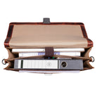 Leder Aktentasche dunkel braun