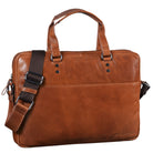 Braune Leder Aktentasche zum Umhängen Vintage
