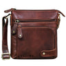 "Cameron" Kleine Leder Umhängetasche Vintage