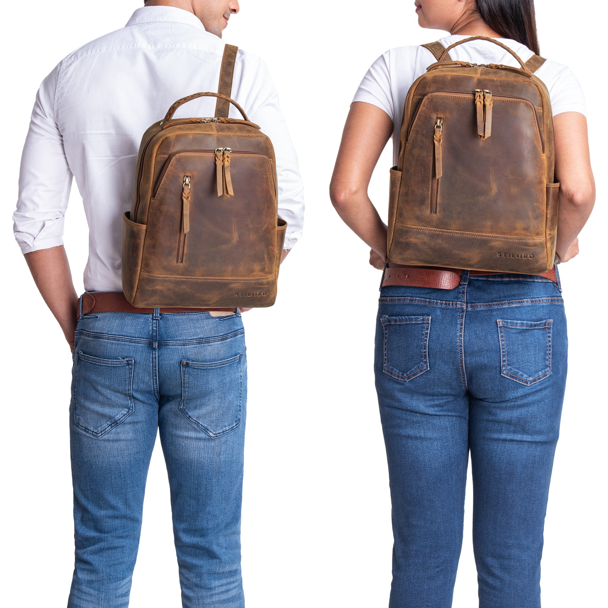 Grosser Rucksack Leder XL