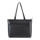 Freizeit Handtasche Damen Leder schwarz