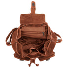 Vintage Rucksack Leder Damen braun