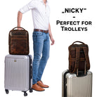 Lederrucksack Leder Reisen