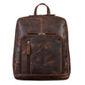 "Walker" Leder Rucksack Daypack Klein Robust