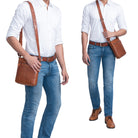kleine herren ledertasche
