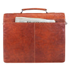 Klassische Ledertasche Retro braun