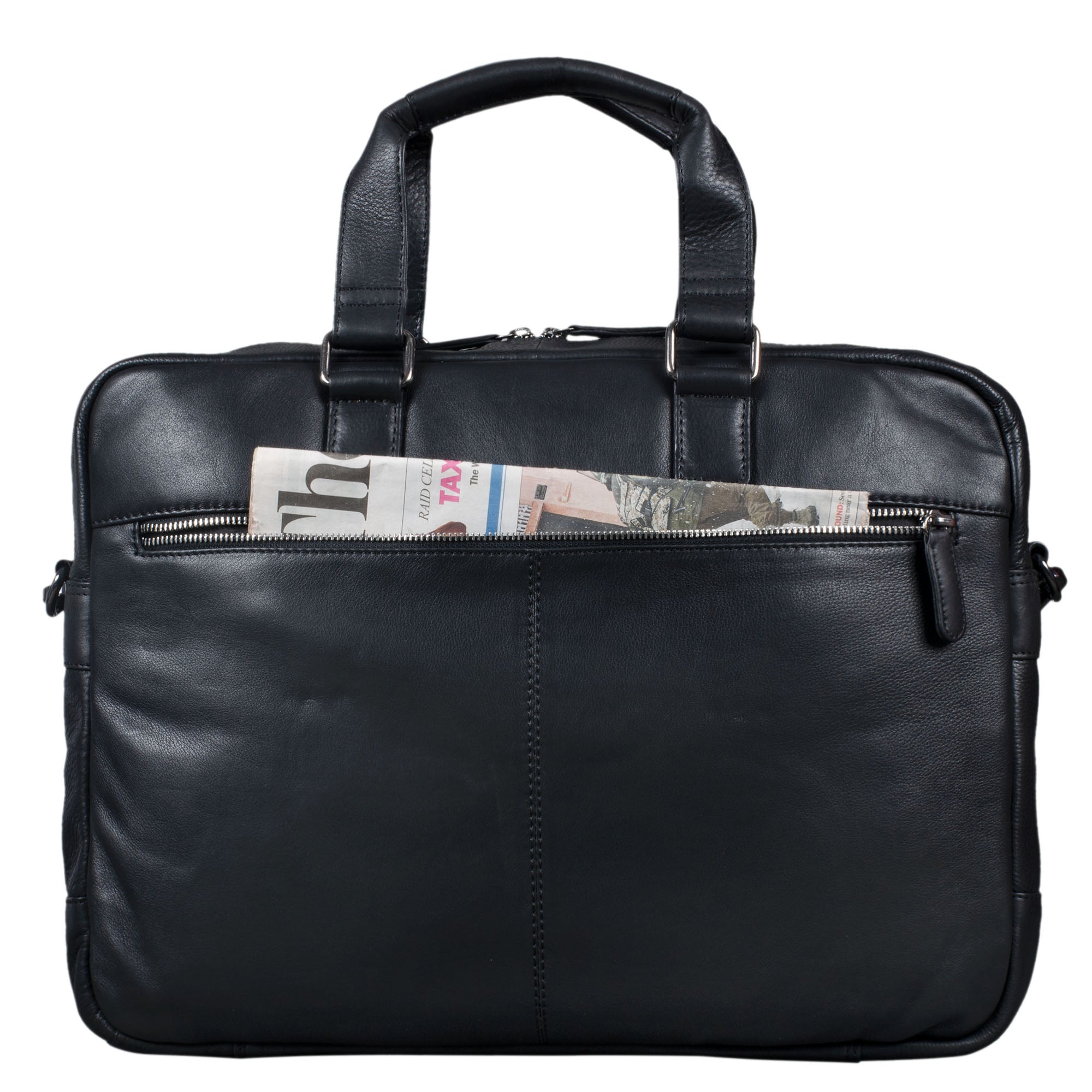 Vintage Ledertasche Herren viele Fächer