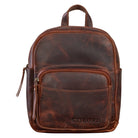 Rucksacktasche Leder braun