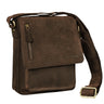 "Finn" Kleine Umhängetasche Herren Leder Messenger Bag Herrentasche