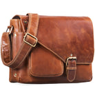 Vintage Leder Messenger Bag 13 Zoll