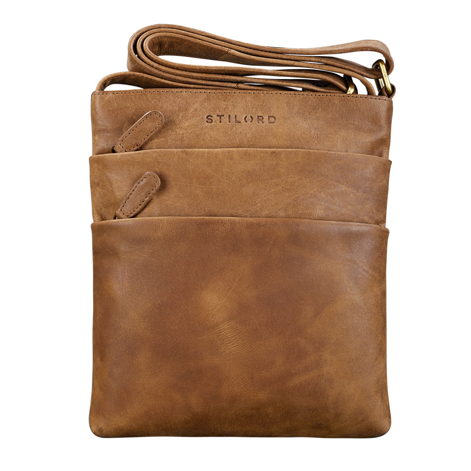 Ledertasche klein braun