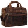 "Experience" Vintage Lehrertasche Leder groß Herren Damen