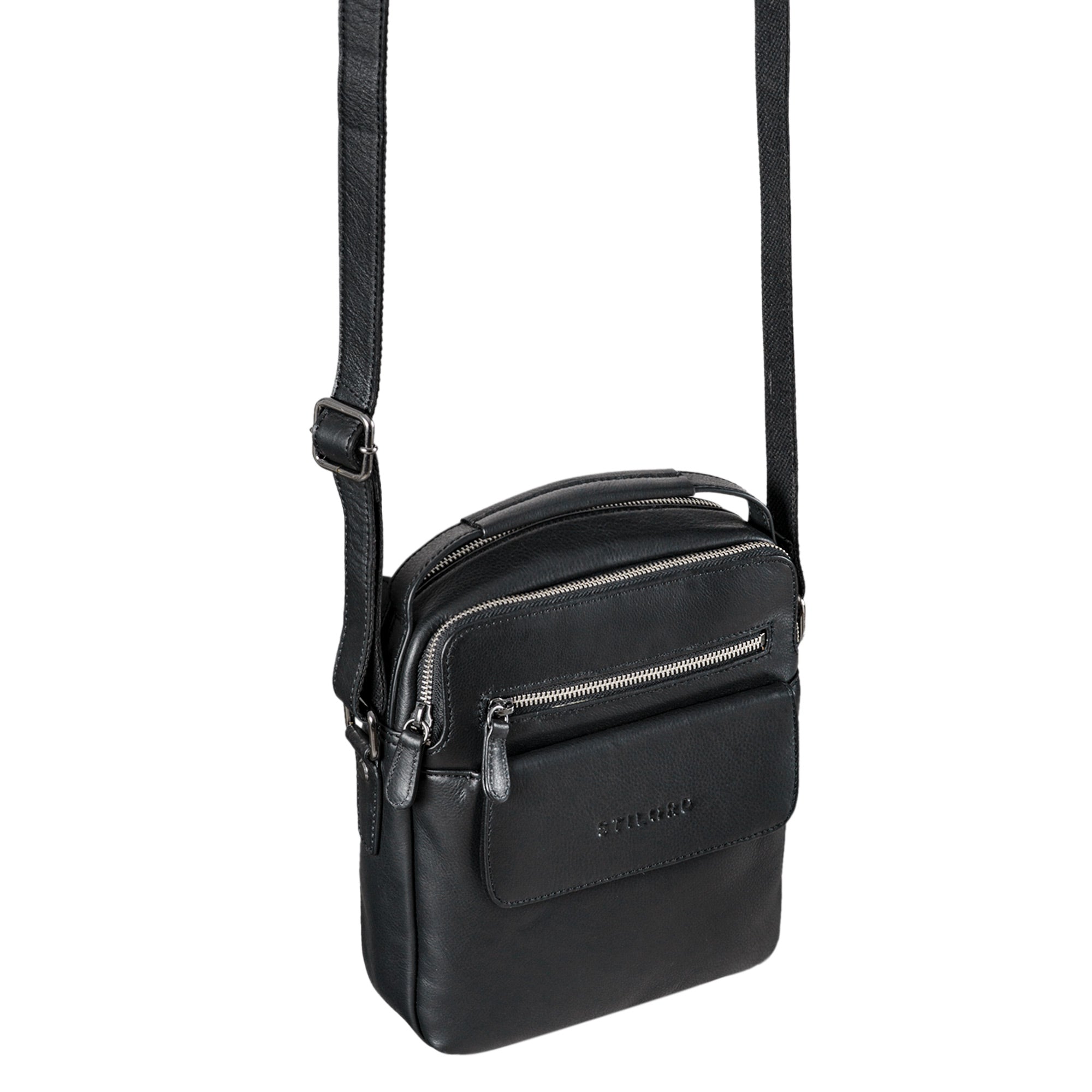 Mann Schultertasche aus Leder