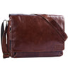 "Rick" Schultertasche Leder für 15,6 Zoll Laptop