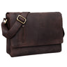 "Davis" Messenger Bag Leder 13 Zoll Umhängetasche Echtleder