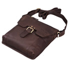 Vintage Messenger Bag Leder Herren braun