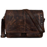 "Curtis" 15 Zoll Messenger Bag Leder