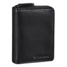 Schwarzes Leder Portemonnaie RFID