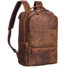 "Thore" Luxuriöser Leder Rucksack mit Laptopfach 17 Zoll