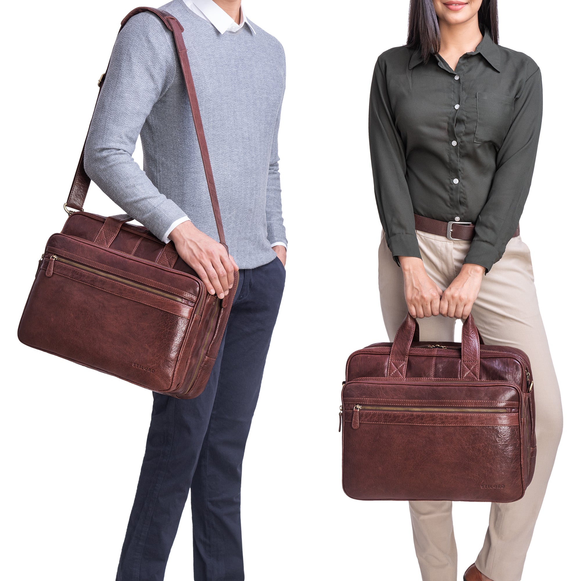 Unisex Business Bag Leder