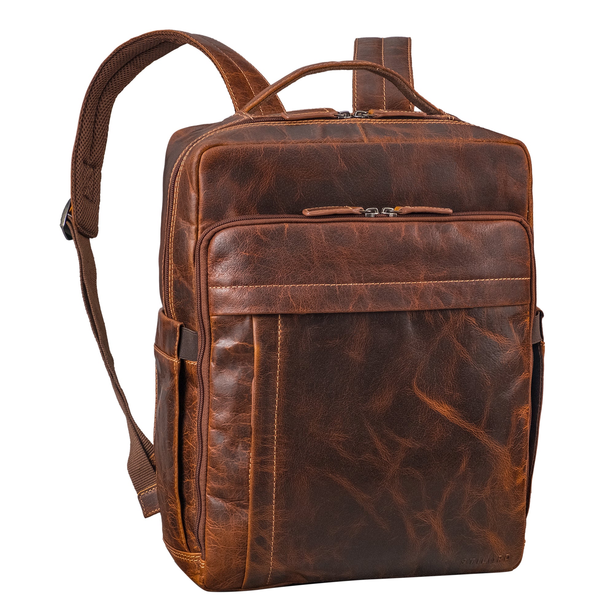 leder rucksack damen braun elegant
