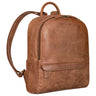 "Erika" Kleiner Lederrucksack Damen Vintage
