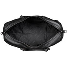 Leder Reisetasche schwarz