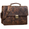 "Rupert" Aktentasche Leder Retro Businesstasche