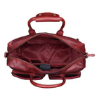 Ledertasche Arbeit rot