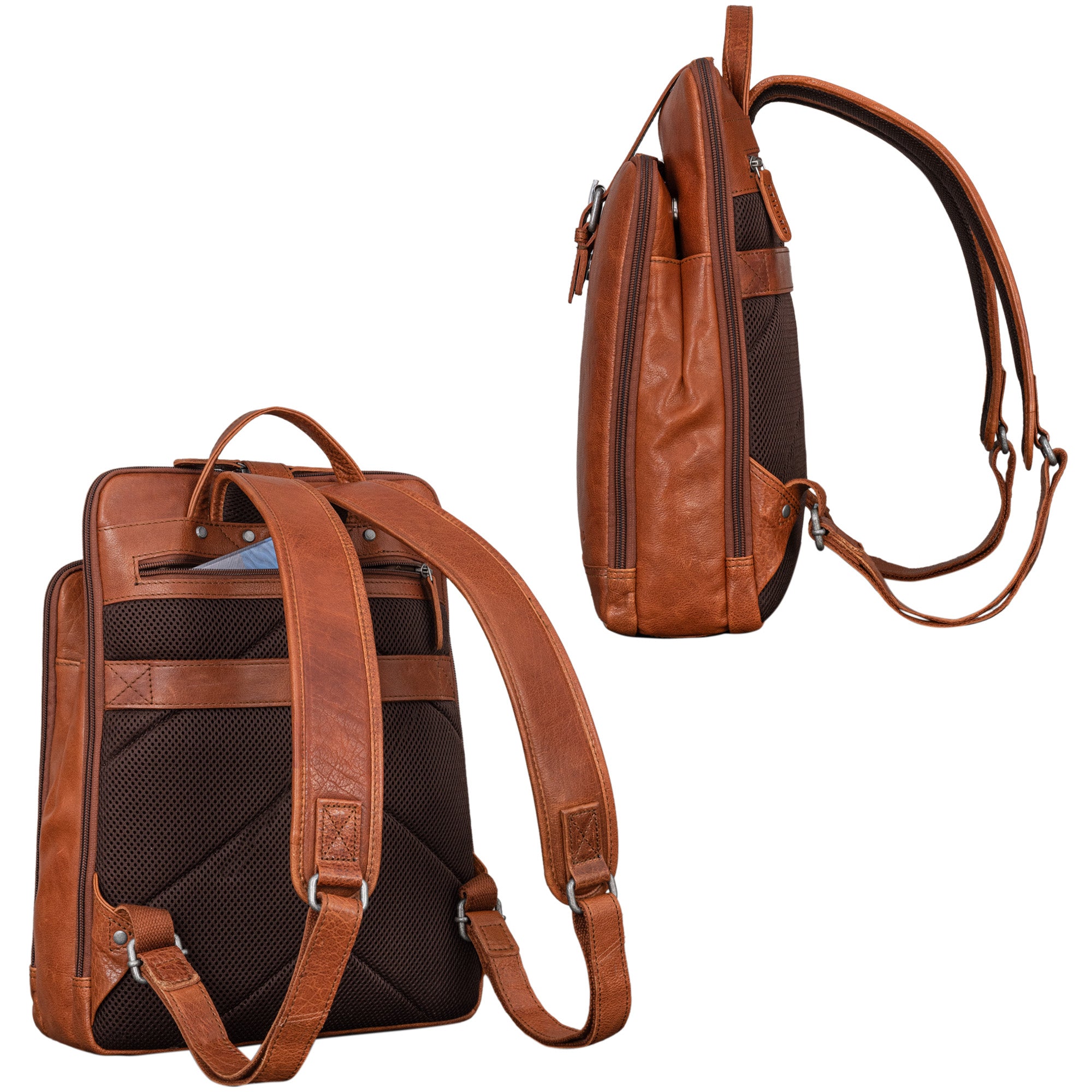 Lederrucksack Cityrucksack