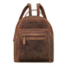 "Kima" Kleiner Rucksack Damen Vintage Leder
