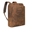 "Wilbert" Rucksack mit vielen Fächern Leder Vintage