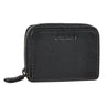 Schlüsselmäppchen Organizer Leder schwarz
