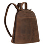 "Olivia" City Rucksack Damen Leder Rucksackhandtasche Daypack