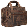 "Experience" Vintage Lehrertasche Leder groß Herren Damen