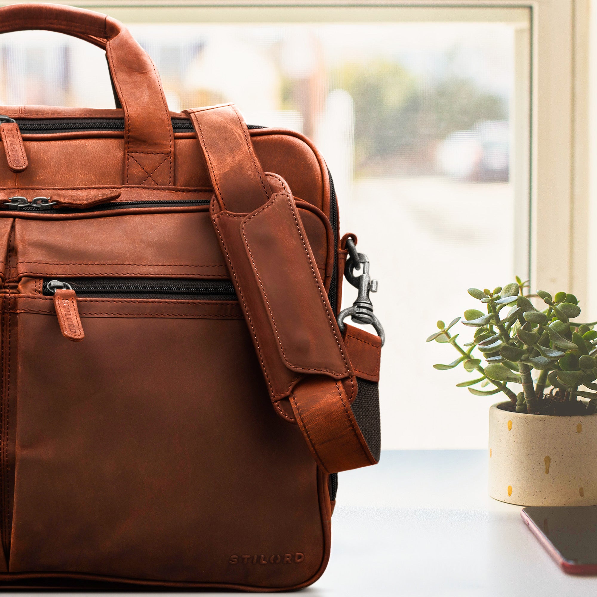 Schulterpolster für Gurt Ledertasche
